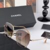 CHANEL New Nylon Polarized Sunglasses, Frameless Diamond-Cut Design with Enhanced Texture, Elegant Feminine Style Suitable for Both Large and Small Faces