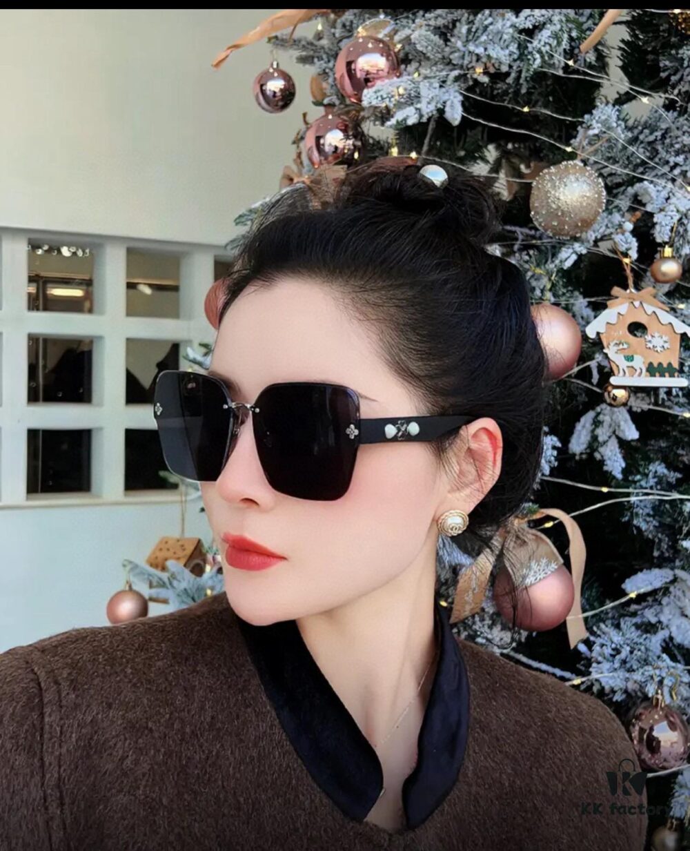 CHANEL 2025 New Arrival Trendy Fashion Square Frame Sunglasses, Comfortable Fit, Influencer Favorite Women's HD Thickened Polarized Sunglasses🕶️ 🎉High-Quality TR Frame ♥️♥️ Model CH8100