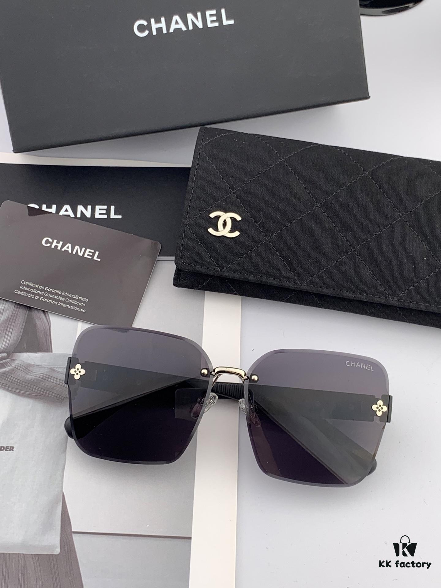 CHANEL 2025 New Arrival Trendy Fashion Square Frame Sunglasses, Comfortable Fit, Influencer Favorite Women's HD Thickened Polarized Sunglasses🕶️ 🎉High-Quality TR Frame ♥️♥️ Model CH8100