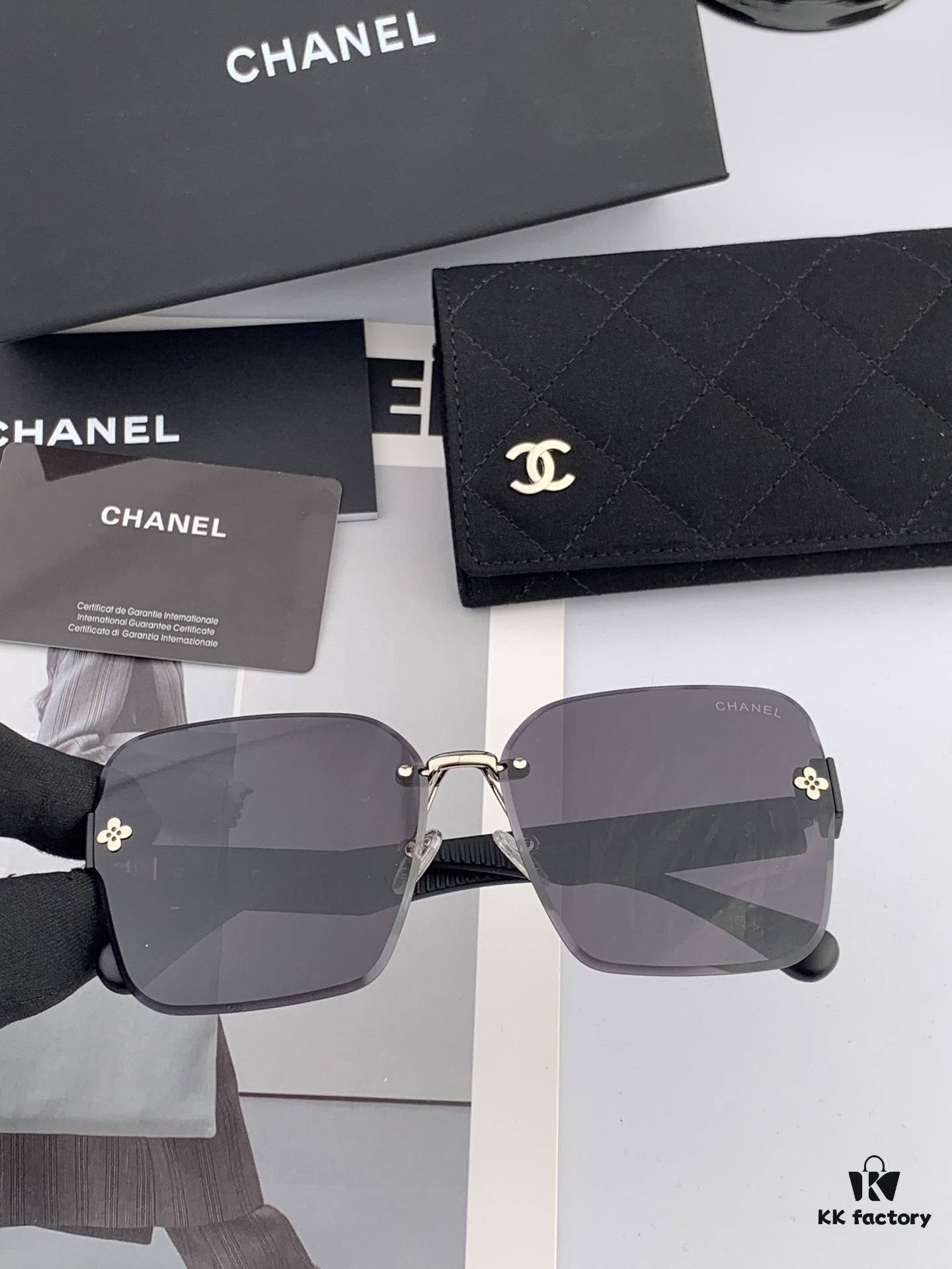 CHANEL 2025 New Arrival Trendy Fashion Square Frame Sunglasses, Comfortable Fit, Influencer Favorite Women's HD Thickened Polarized Sunglasses🕶️ 🎉High-Quality TR Frame ♥️♥️ Model CH8100