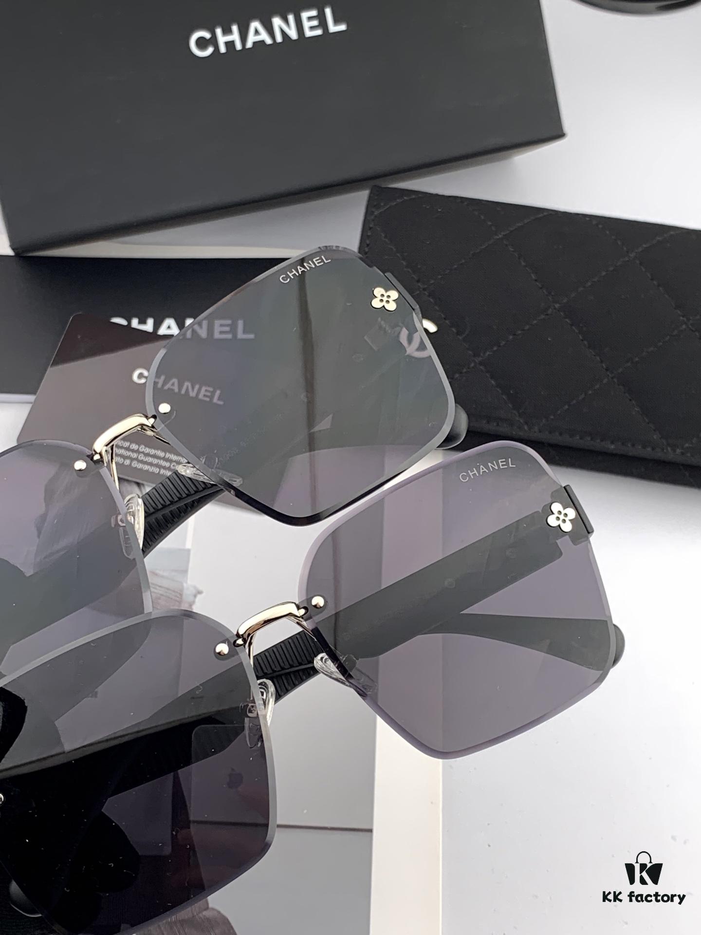 CHANEL 2025 New Arrival Trendy Fashion Square Frame Sunglasses, Comfortable Fit, Influencer Favorite Women's HD Thickened Polarized Sunglasses🕶️ 🎉High-Quality TR Frame ♥️♥️ Model CH8100