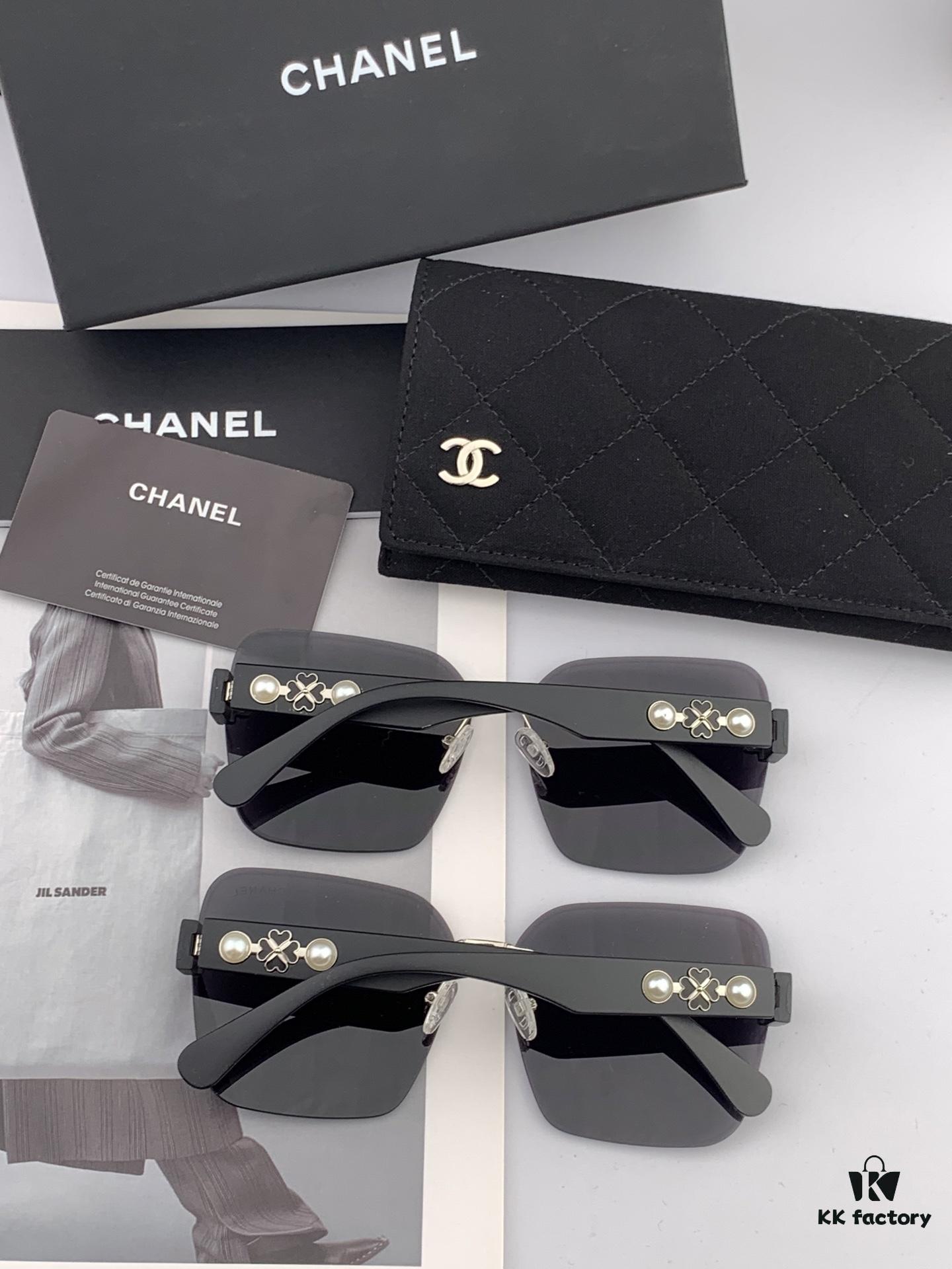CHANEL 2025 New Arrival Trendy Fashion Square Frame Sunglasses, Comfortable Fit, Influencer Favorite Women's HD Thickened Polarized Sunglasses🕶️ 🎉High-Quality TR Frame ♥️♥️ Model CH8100