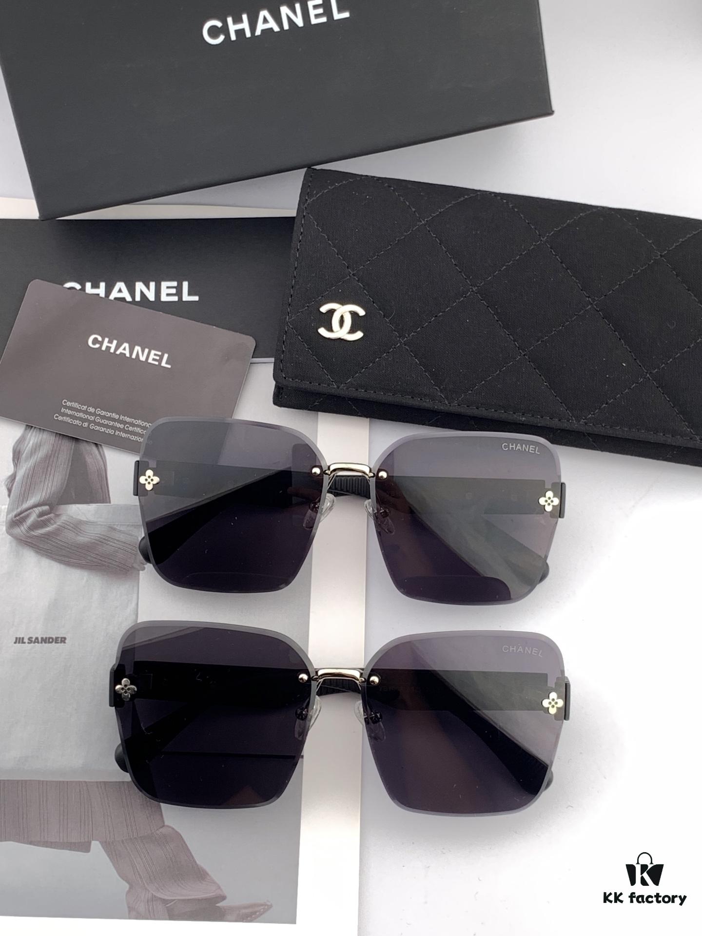CHANEL 2025 New Arrival Trendy Fashion Square Frame Sunglasses, Comfortable Fit, Influencer Favorite Women's HD Thickened Polarized Sunglasses🕶️ 🎉High-Quality TR Frame ♥️♥️ Model CH8100