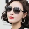 CHANEL 2025 New Camellia Trendy Fashion Round Frame Sunglasses Comfortable Wear Influencer Style Shades Model: CH9803