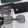 CHANEL 2025 New Camellia Trendy Fashion Round Frame Sunglasses Comfortable Wear Influencer Style Shades Model: CH9803