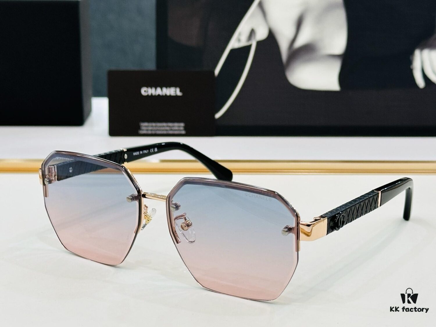 CHANE*/Xiangjia MODEL: CH6060S Size: 63□17-145 Nail Art Heart J Sunglasses