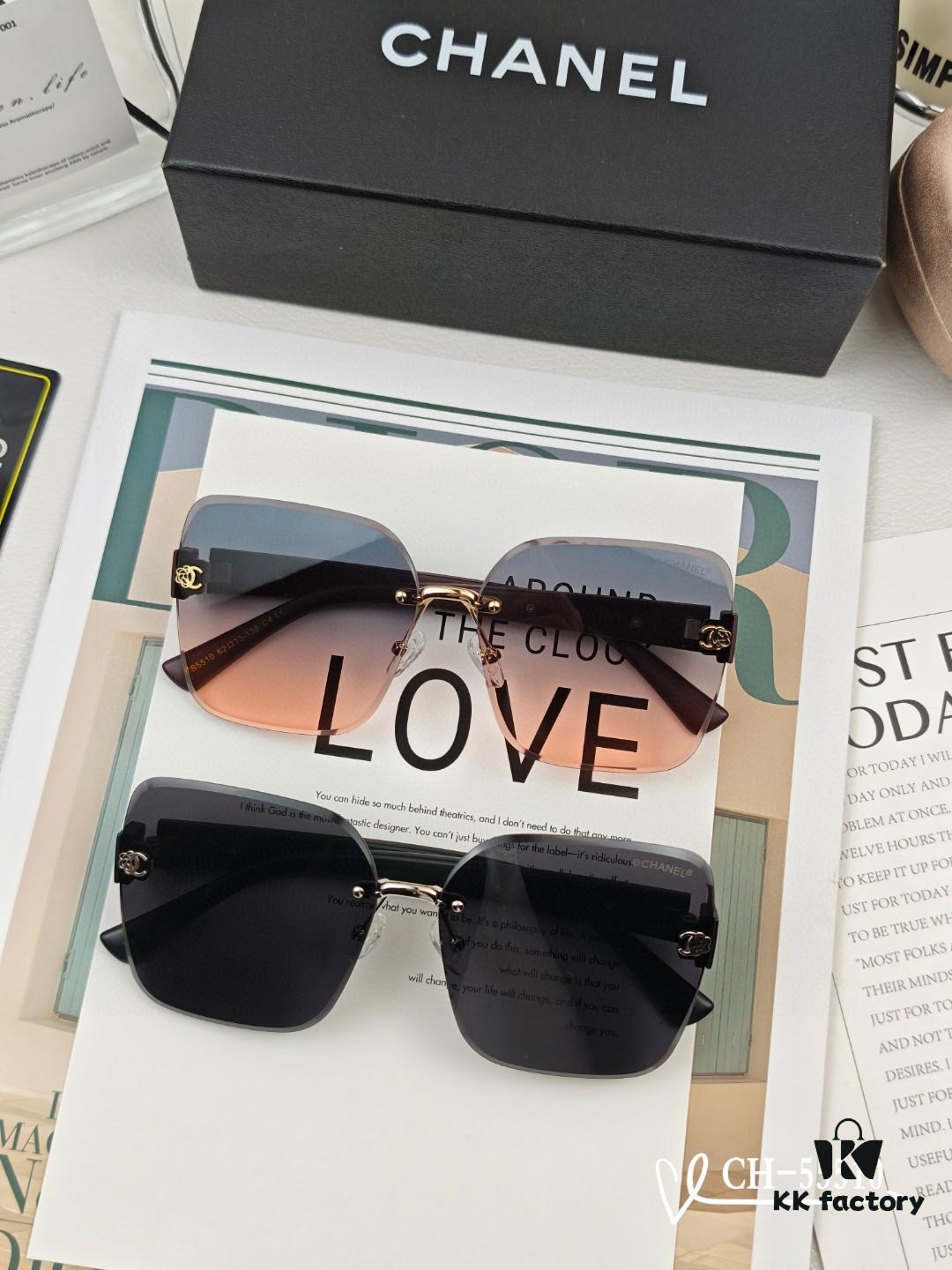 CHANEL France - New Lightweight TR Frame Sunglasses with Polarized HD Lenses, Model 55510