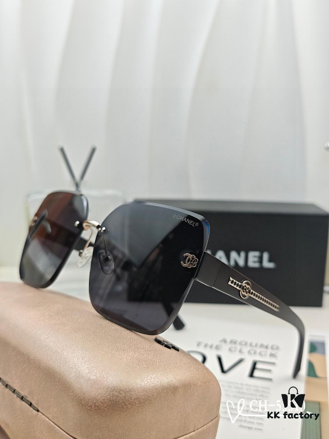 CHANEL France - New Lightweight TR Frame Sunglasses with Polarized HD Lenses, Model 55510