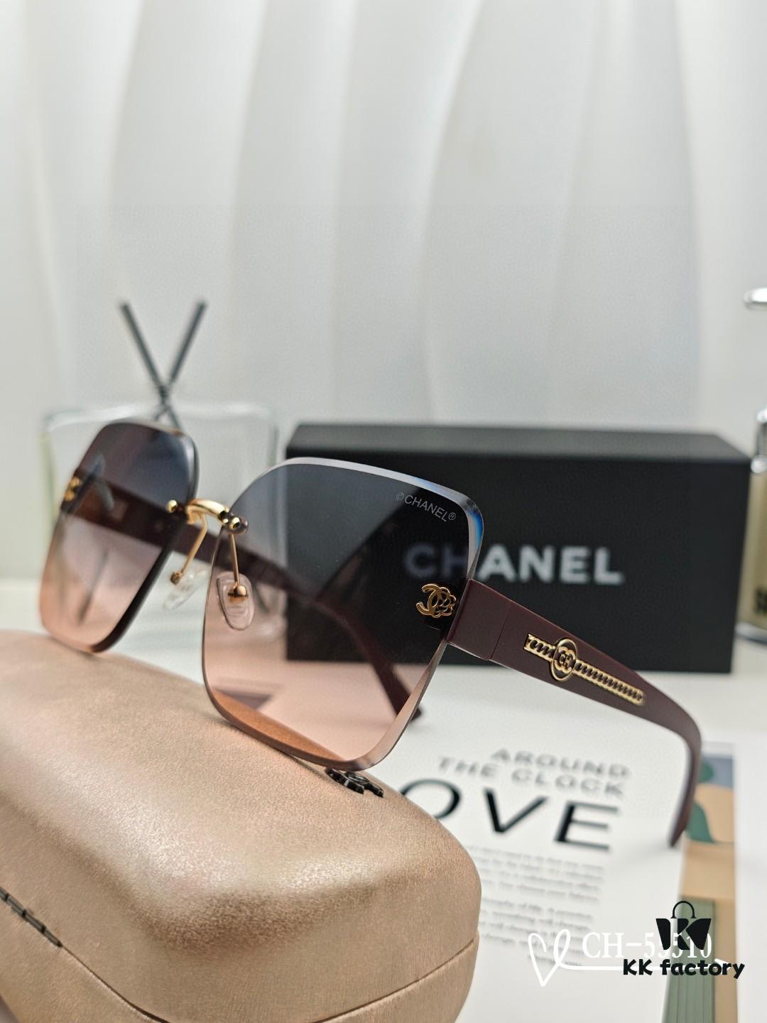 CHANEL France - New Lightweight TR Frame Sunglasses with Polarized HD Lenses, Model 55510