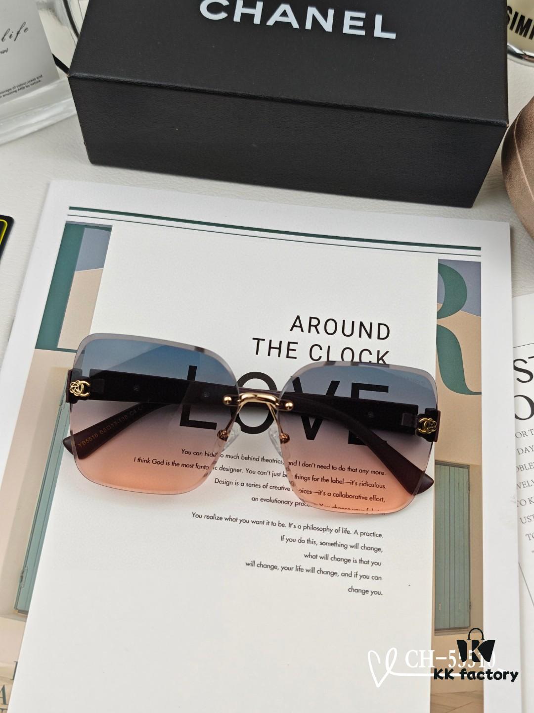 CHANEL France - New Lightweight TR Frame Sunglasses with Polarized HD Lenses, Model 55510