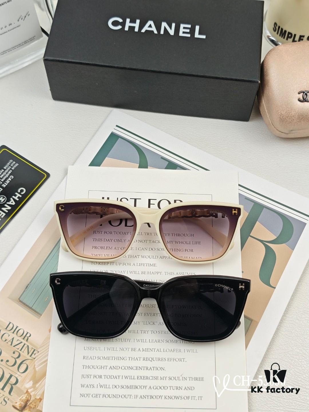 Chanel - New Lightweight Chic Sunglasses with Polarized HD Lenses, TR Frame for Comfortable Wear