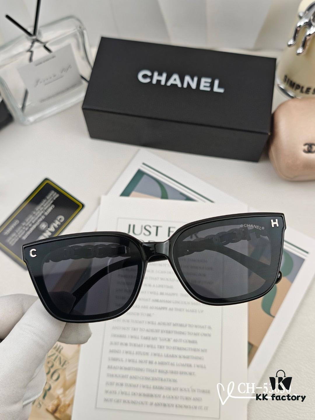 Chanel - New Lightweight Chic Sunglasses with Polarized HD Lenses, TR Frame for Comfortable Wear