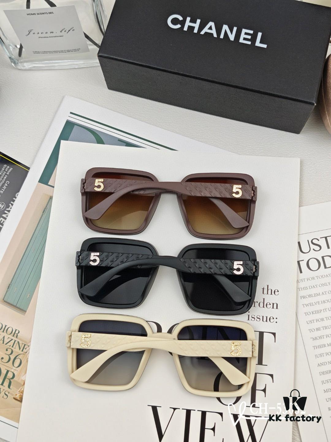 CHANEL France - POLARIZED HD Resin Lens Sunglasses, TR Frame Lightweight Comfortable Wear, Size 63-17-140