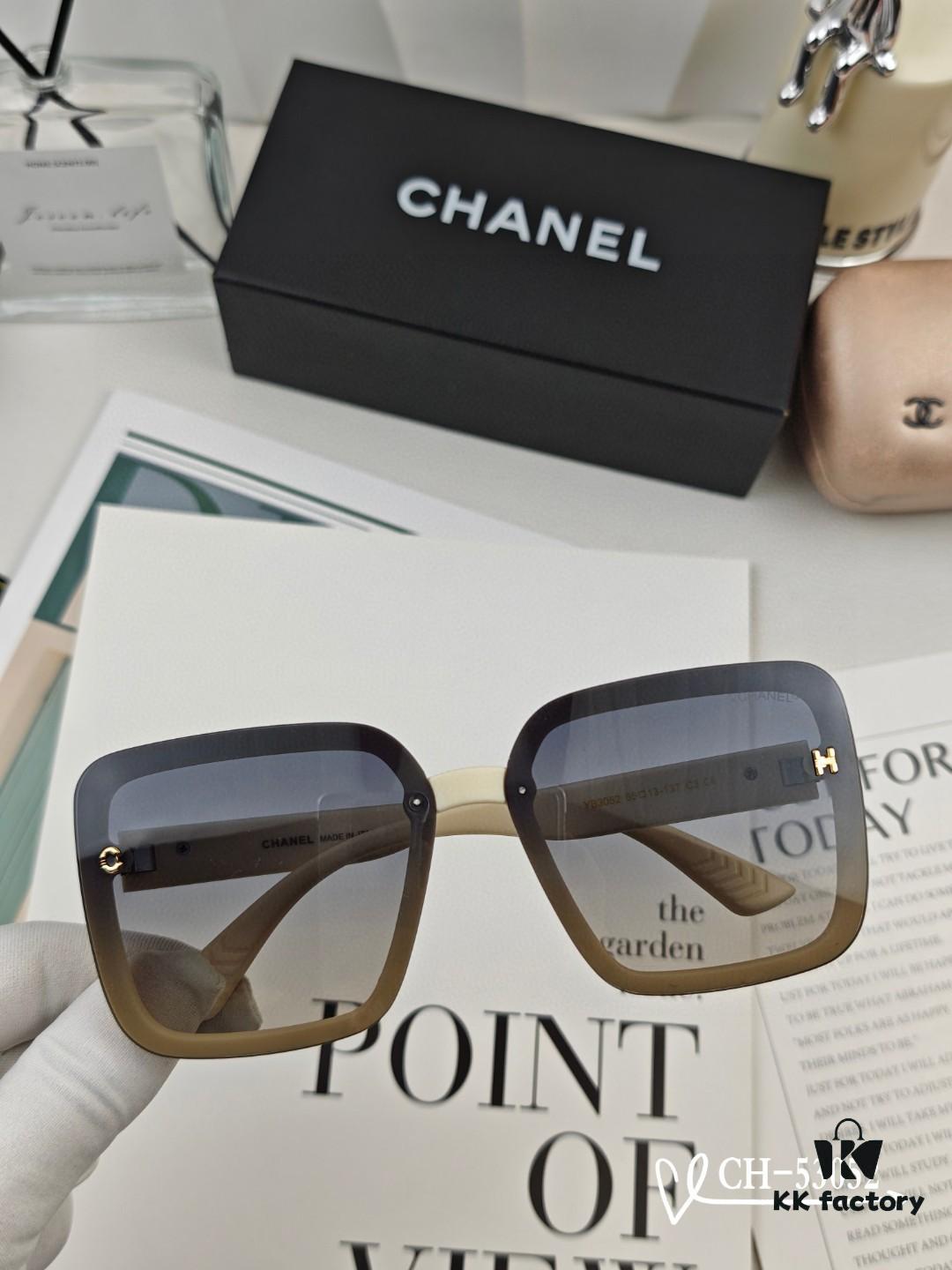 CHANEL France - POLARIZED HD Resin Lens Sunglasses, TR Frame Lightweight Comfortable Wear, Size 63-17-140