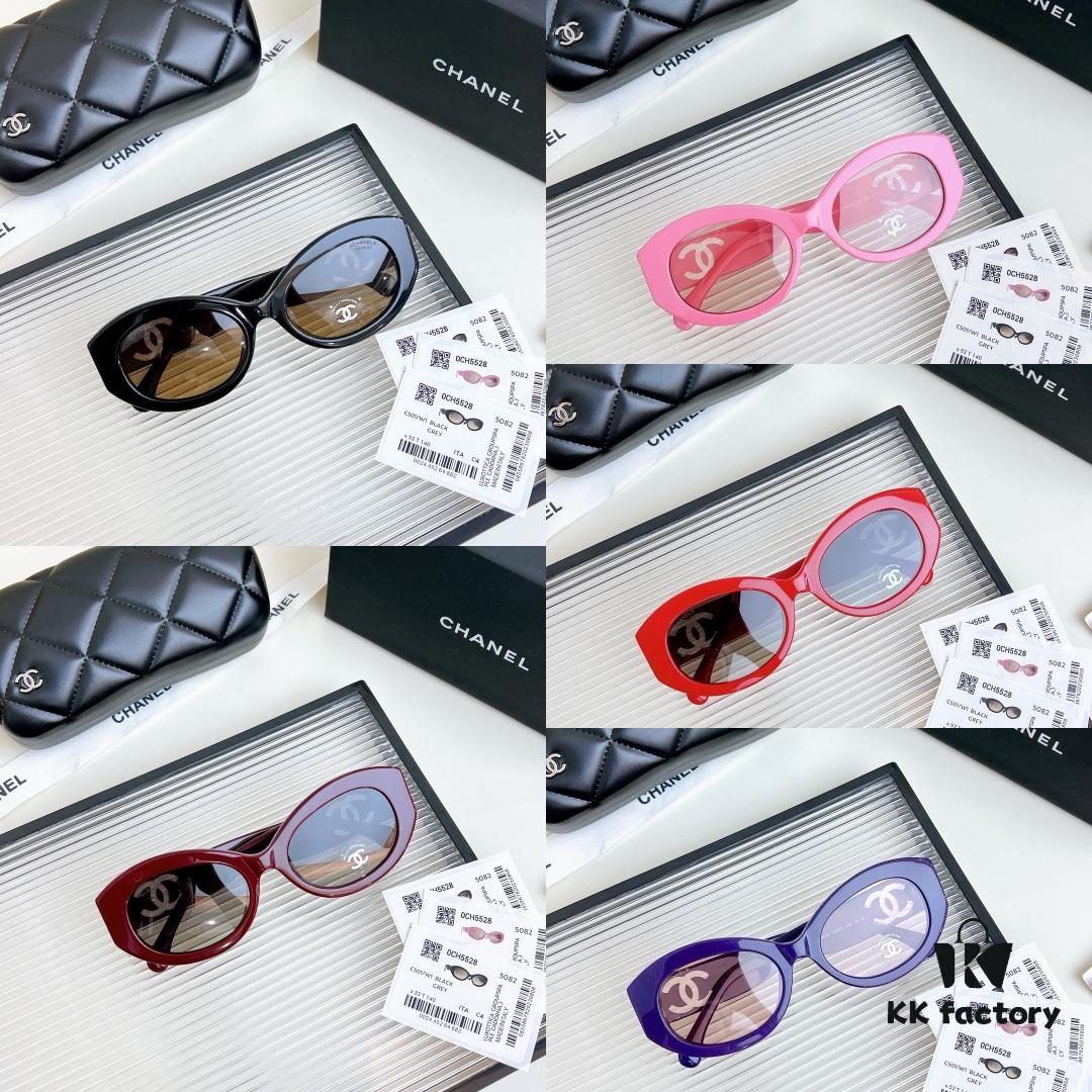 135 CHANE* High-Replica Multi-Color Version, MODEL: CH5528, SIZE: 53-19 140, Original Screw, 3D Double C Logo