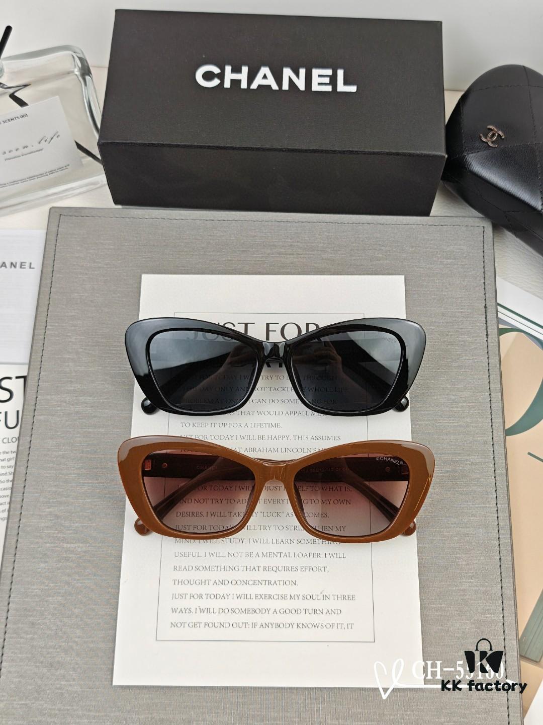 CHANEL - New Mini CHANEL Sunglasses with Polarized HD Lenses, Lightweight TR Frame for Comfortable Wear, Ideal for Travel, Driving and Outdoor Fashion