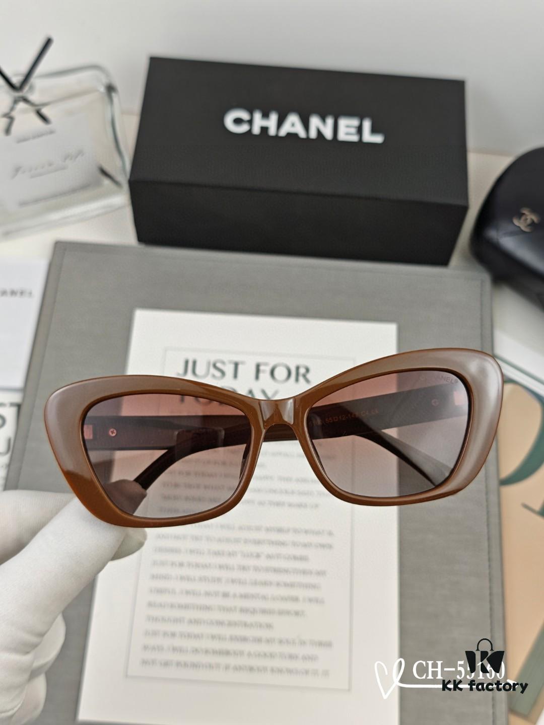 CHANEL - New Mini CHANEL Sunglasses with Polarized HD Lenses, Lightweight TR Frame for Comfortable Wear, Ideal for Travel, Driving and Outdoor Fashion