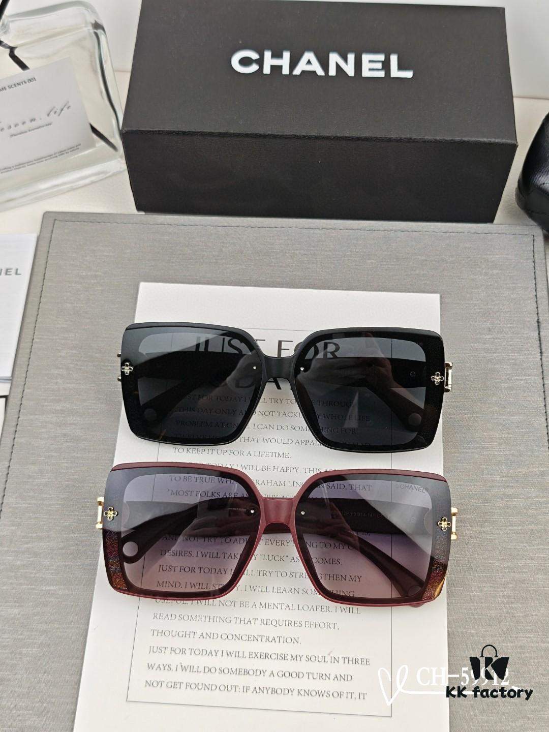CHANEL - New Lightweight Chic Sunglasses with Polarized HD Lenses, TR Frame for Comfortable Wear