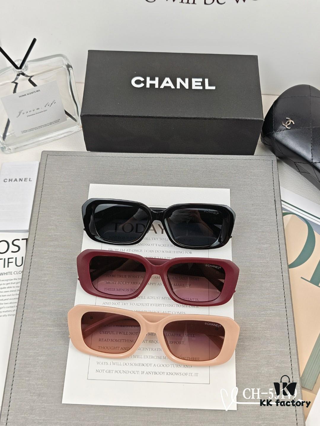 CHANEL - New Little Perfume Sun Glasses Model 55149, Lightweight TR Frame with Polarized HD Lenses by POLAROID