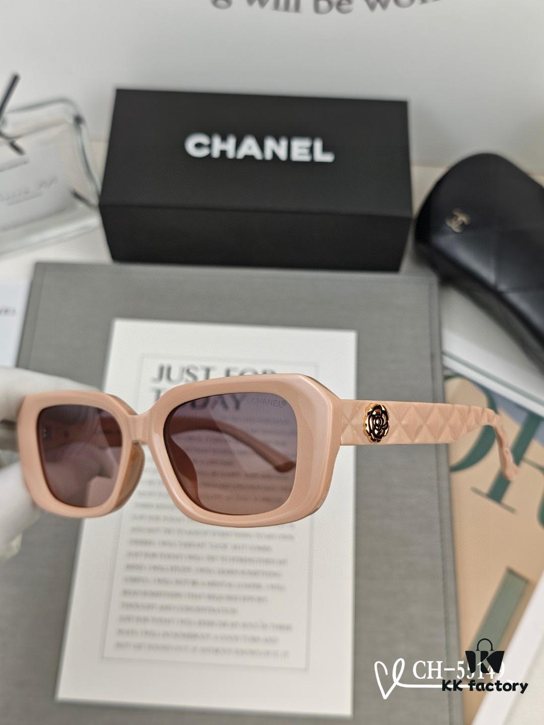 CHANEL - New Little Perfume Sun Glasses Model 55149, Lightweight TR Frame with Polarized HD Lenses by POLAROID