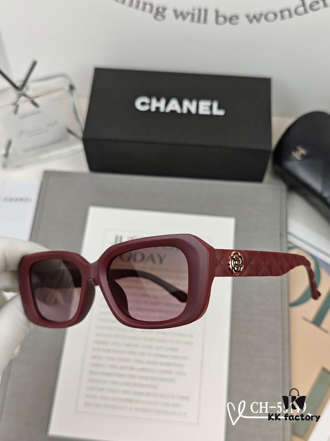 CHANEL - New Little Perfume Sun Glasses Model 55149, Lightweight TR Frame with Polarized HD Lenses by POLAROID