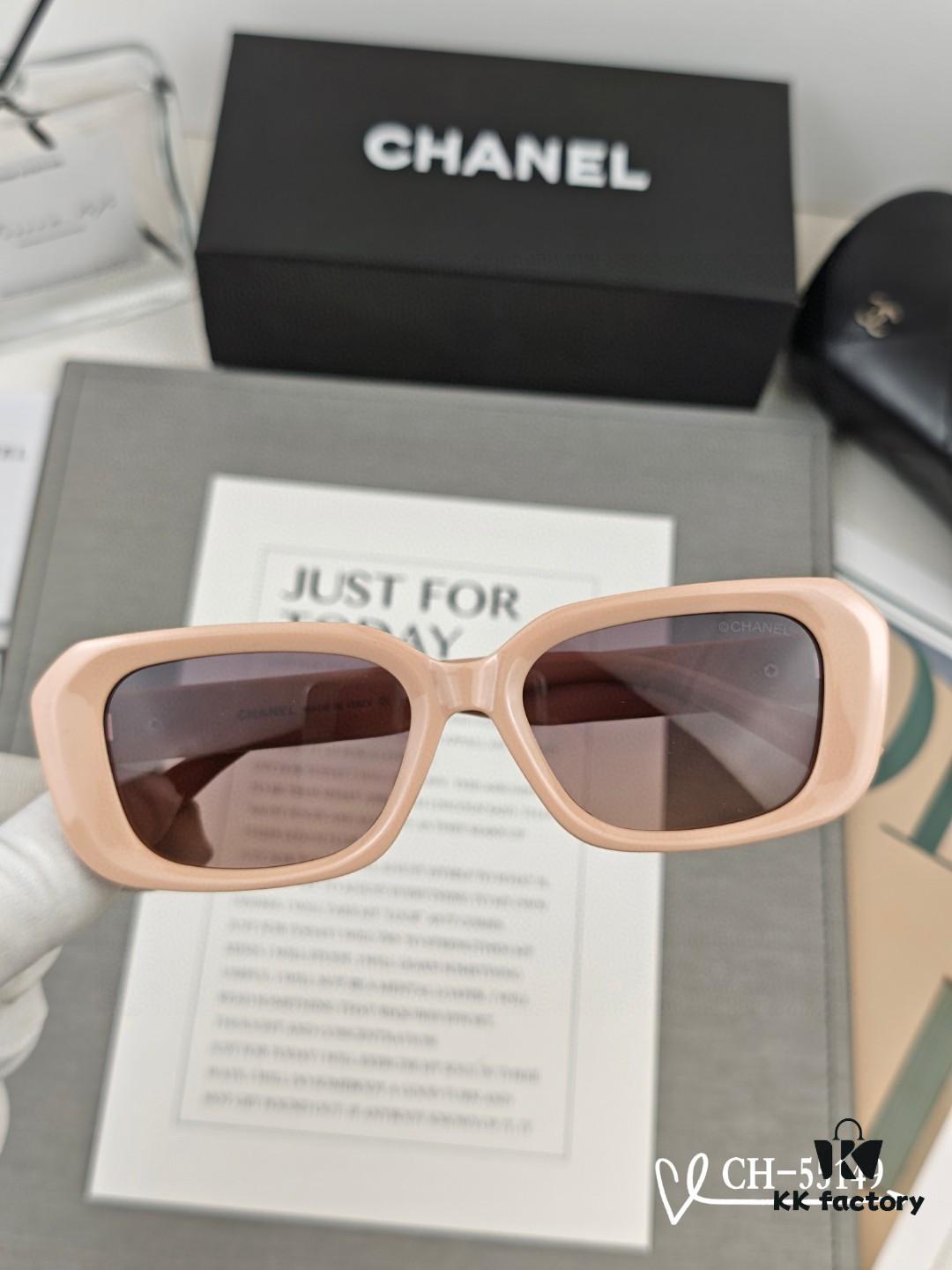 CHANEL - New Little Perfume Sun Glasses Model 55149, Lightweight TR Frame with Polarized HD Lenses by POLAROID