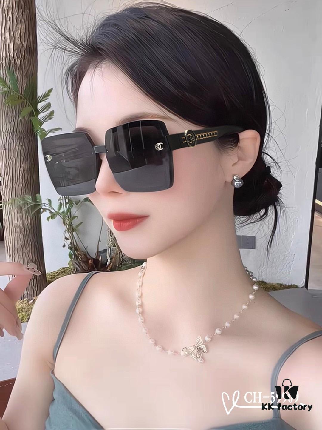 Chanel - New Lightweight TR Frame Sunglasses with Polarized HD Lenses, Model 59909