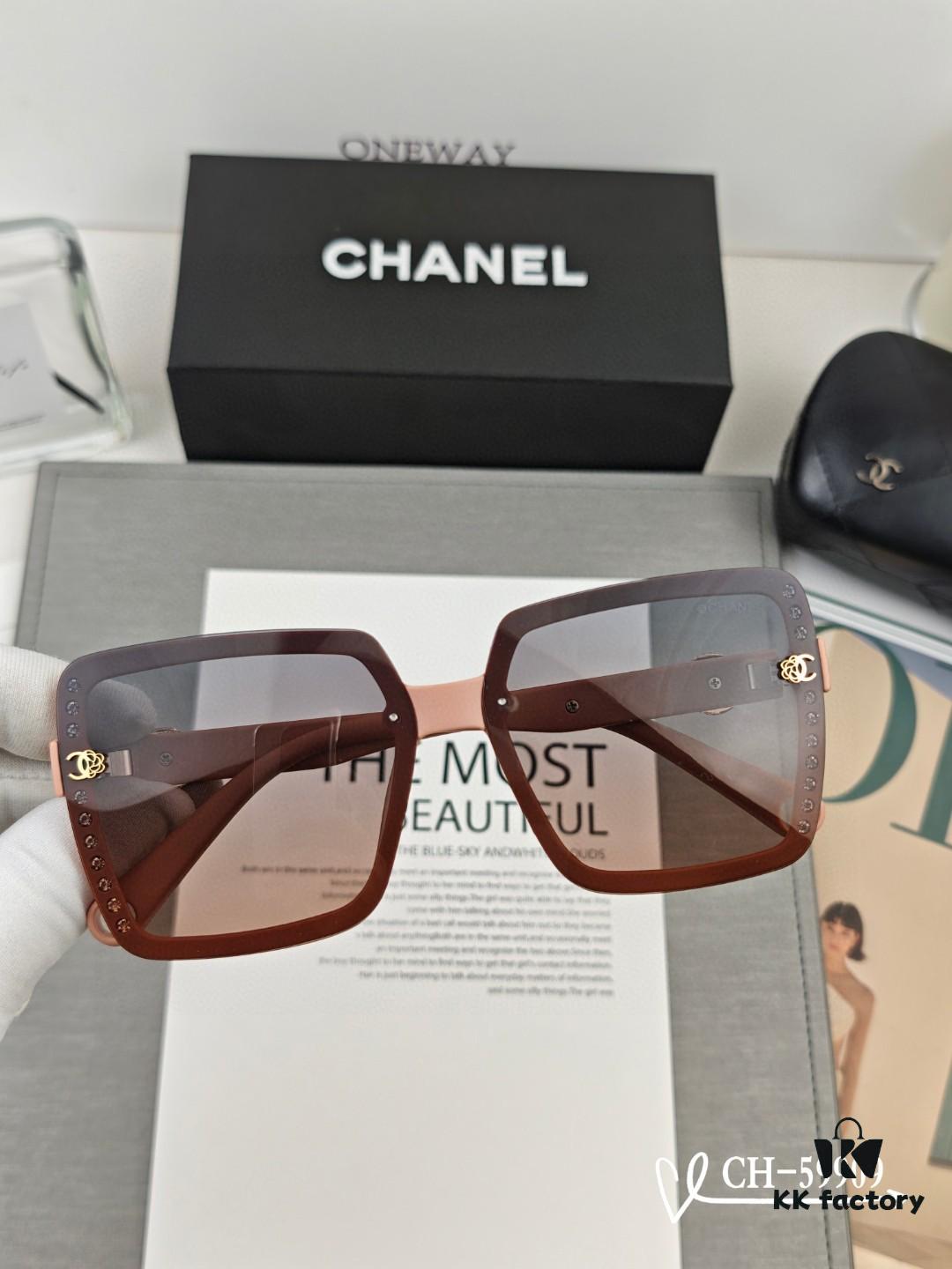 Chanel - New Lightweight TR Frame Sunglasses with Polarized HD Lenses, Model 59909