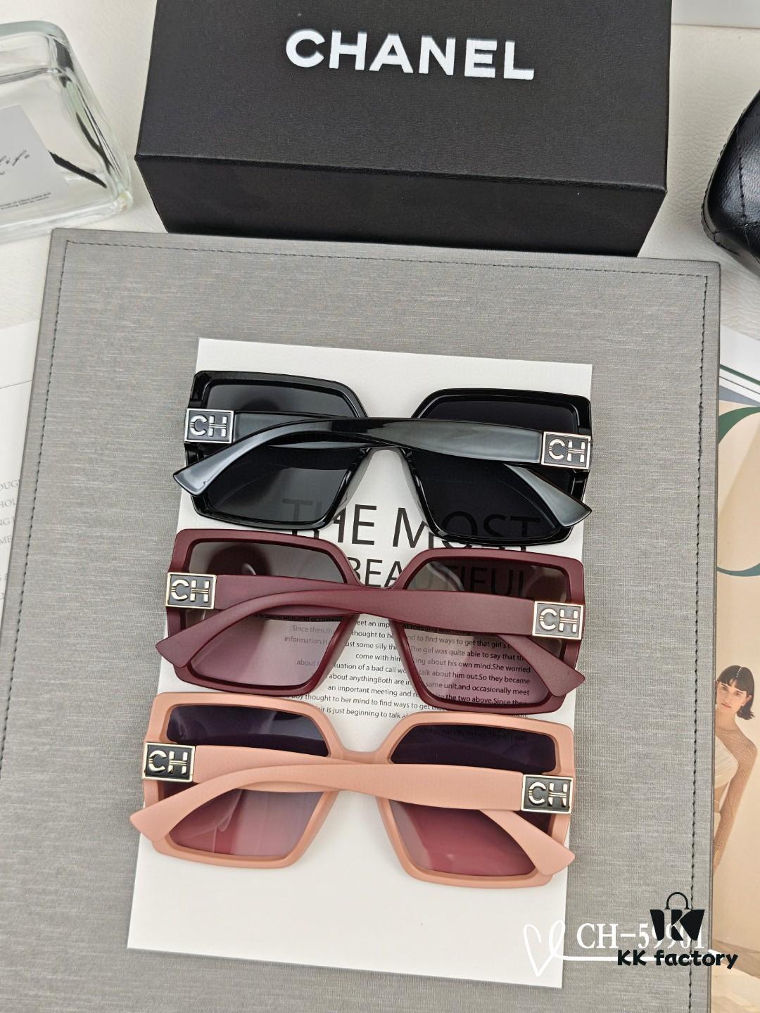 CHANEL France - New Lightweight TR Frame Sunglasses with Polaroid HD Lenses, Stylish and Comfortable Design for Travel and Daily Wear