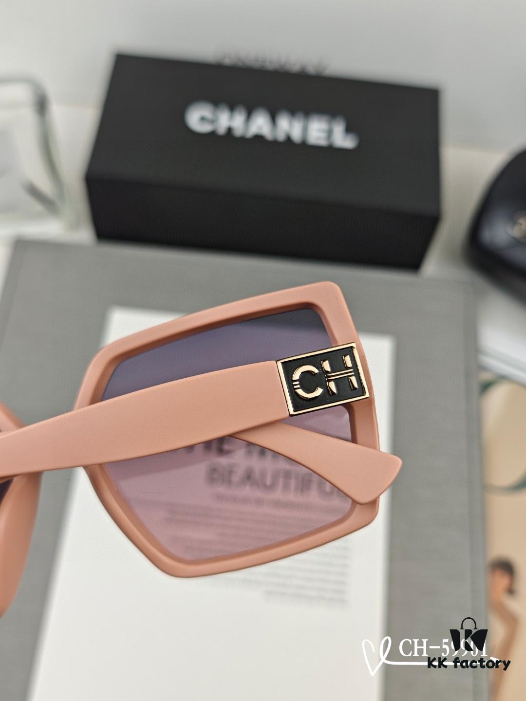 CHANEL France - New Lightweight TR Frame Sunglasses with Polaroid HD Lenses, Stylish and Comfortable Design for Travel and Daily Wear