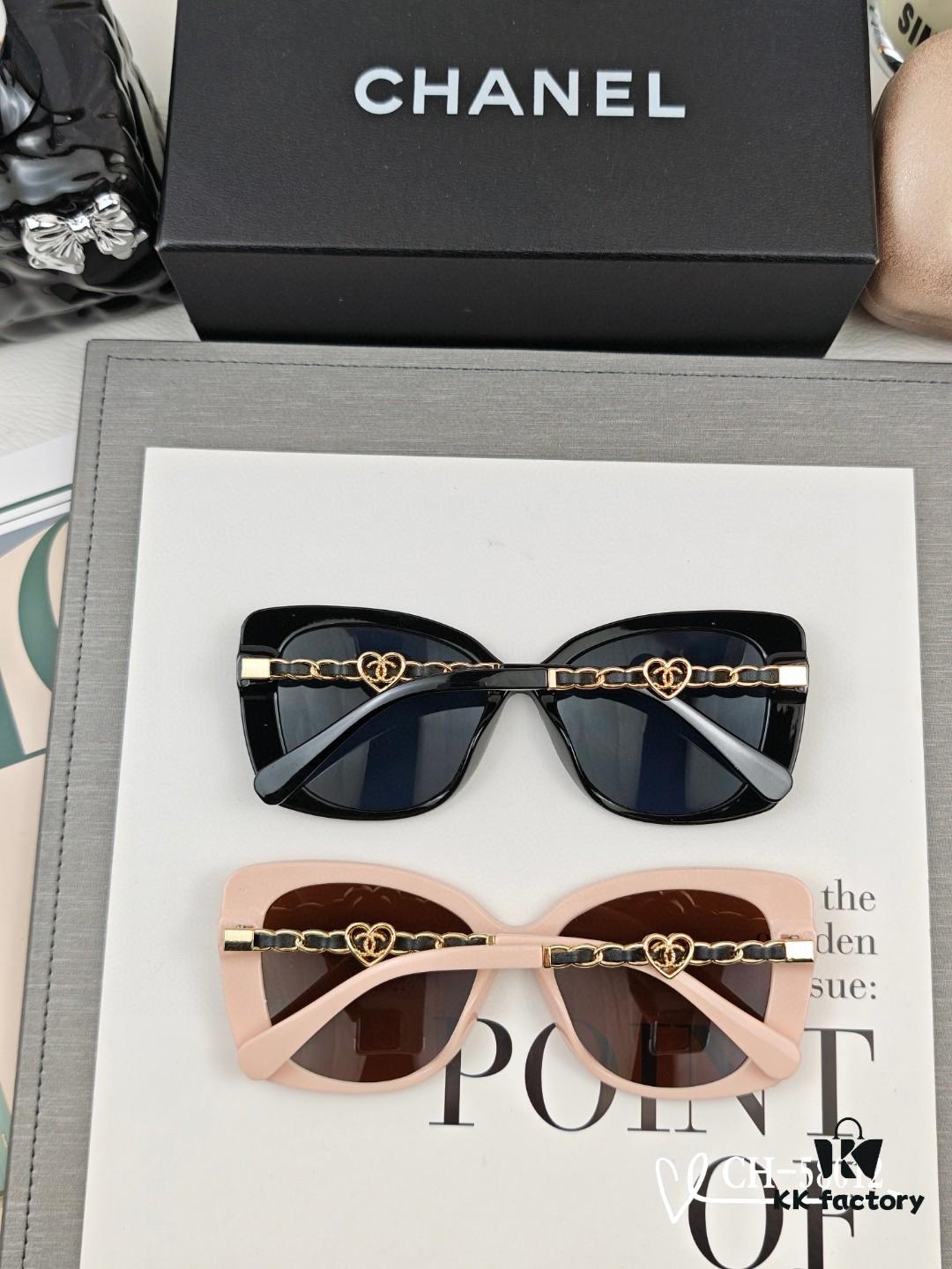 CHANEL France - New Lightweight Fashion Sunglasses with Polarized HD Lenses, TR Frame for Comfortable Wear