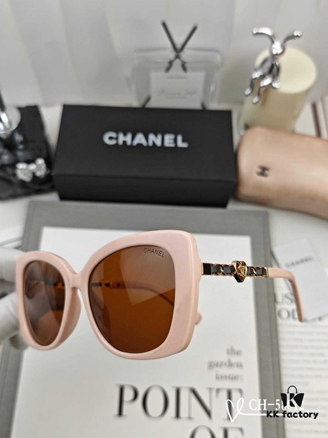 CHANEL France - New Lightweight Fashion Sunglasses with Polarized HD Lenses, TR Frame for Comfortable Wear