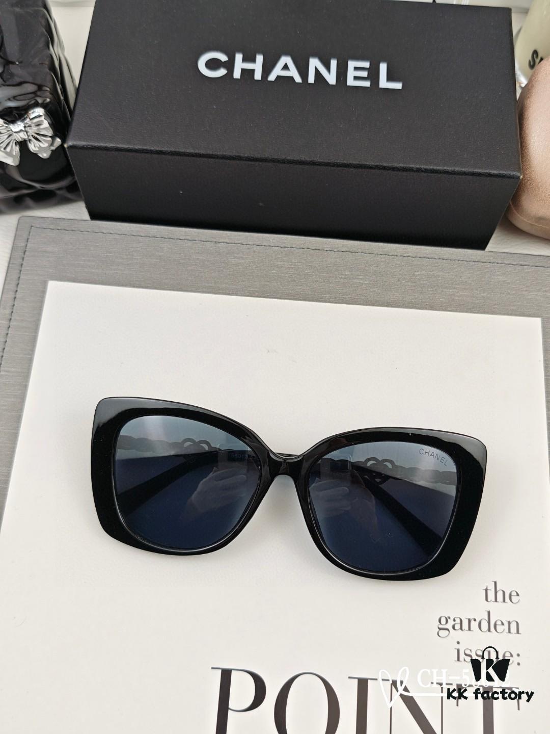 CHANEL France - New Lightweight Fashion Sunglasses with Polarized HD Lenses, TR Frame for Comfortable Wear