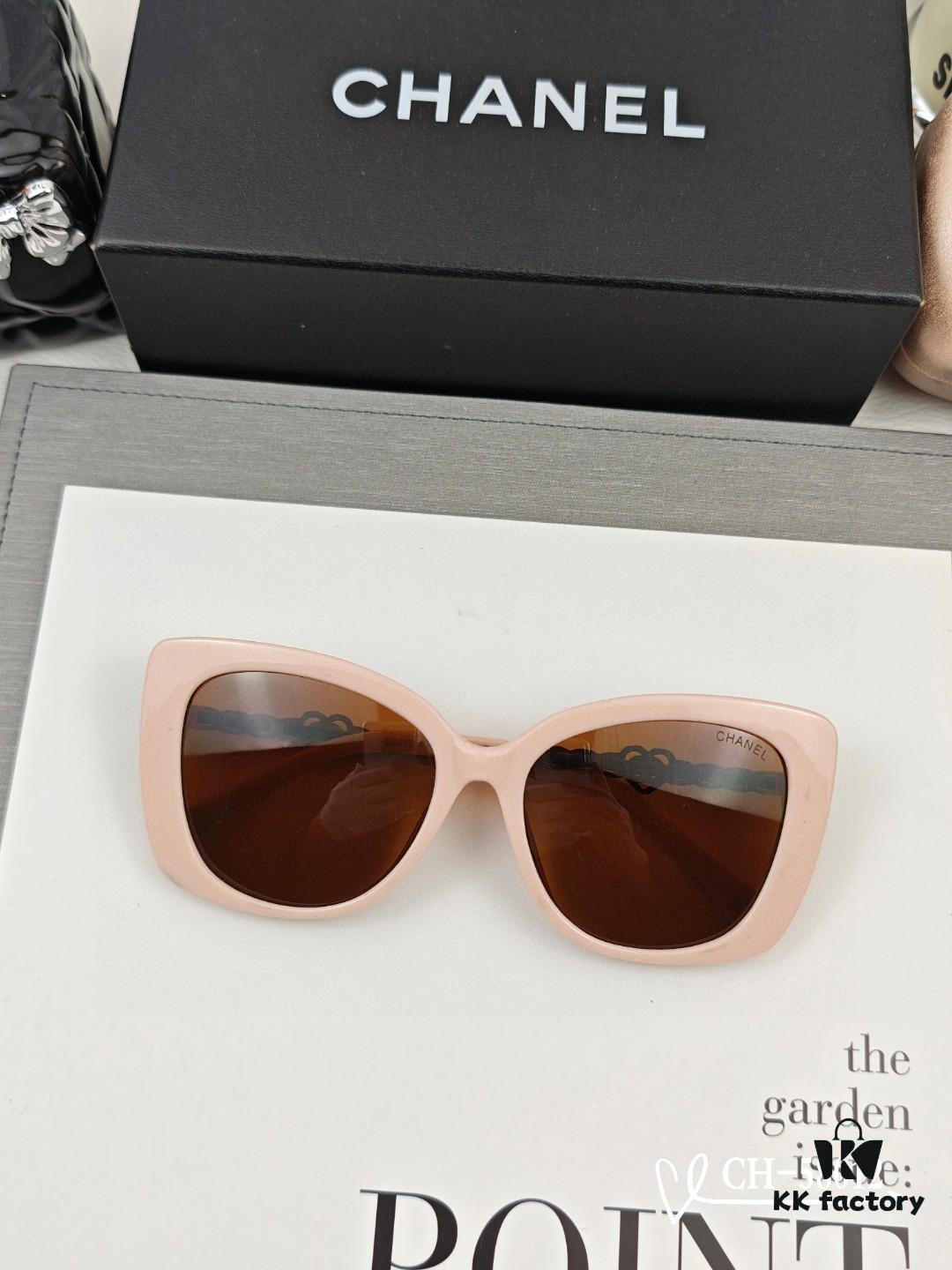 CHANEL France - New Lightweight Fashion Sunglasses with Polarized HD Lenses, TR Frame for Comfortable Wear