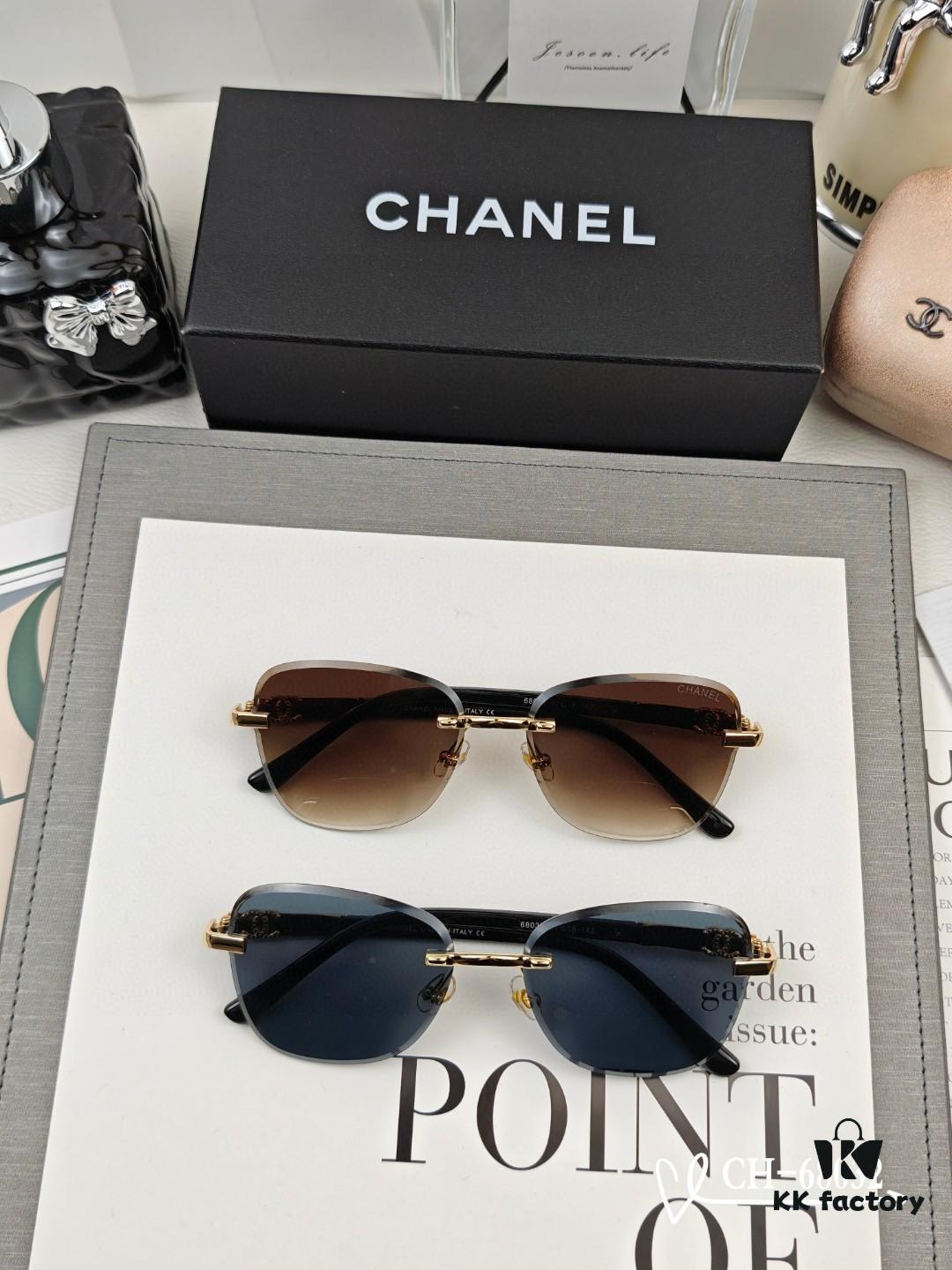 Chanel - New Lightweight TR Frame Sunglasses with Polarized Lenses, Model 68032