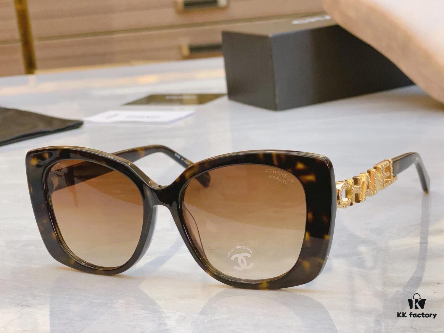 CHANE* Chanel New Model Sunglasses 🕶️🕶️, MODEL: CH5422B, SIZE: 53□17-145