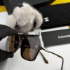 CHANEL 2025 Official Pre-Spring New Arrival, Celebrity-Favorite Large-Frame Pearl Polarized Sunglasses