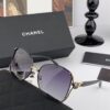 CHANEL 2025 New Camellia Fashion Best-Selling Round Frame Sunglasses Comfortable Wearable Influencer Trendy Shades Model: CH9803