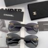 CHANEL 2025 New Camellia Fashion Best-Selling Round Frame Sunglasses Comfortable Wearable Influencer Trendy Shades Model: CH9803