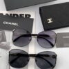 CHANEL 2025 New Camellia Fashion Best-Selling Round Frame Sunglasses Comfortable Wearable Influencer Trendy Shades Model: CH9803