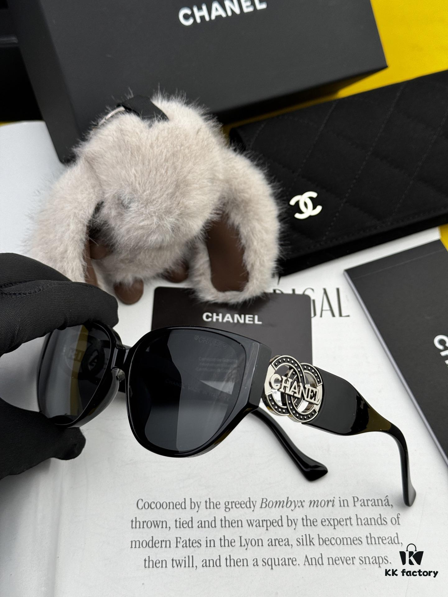 Chanel Oversized Square Sunglasses, Classic Frame Design, Universal Fit, Polarized UV-Protective Lenses, Model: CH4620