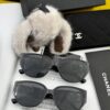 Chanel Oversized Square Sunglasses, Classic Frame Design, Universal Fit, Polarized UV-Protective Lenses, Model: CH4620