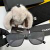 Chanel Oversized Square Sunglasses Classic Square Frame Design, Flattering on All Face Shapes, Polarized UV-Protective Lenses, Ideal with Coats or Dresses
