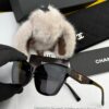 Chanel Oversized Square Sunglasses Classic Square Frame Design, Flattering on All Face Shapes, Polarized UV-Protective Lenses, Ideal with Coats or Dresses
