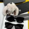 Chanel Oversized Square Sunglasses Classic Square Frame Design, Flattering on All Face Shapes, Polarized UV-Protective Lenses, Ideal with Coats or Dresses