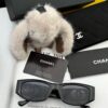 Chanel Oversized Square Sunglasses, Classic Square Frame Design, Universal Fit for All Face Shapes, Polarized UV-Protective Lenses, Ideal with Coats or Dresses, Model: CH9231
