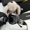 Chanel Oversized Square Sunglasses, Classic Square Frame Design, Universal Fit for All Face Shapes, Polarized UV-Protective Lenses, Ideal with Coats or Dresses, Model: CH9231