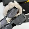 Chanel Oversized Square Sunglasses, Classic Square Frame Design, Universal Fit for All Face Shapes, Polarized UV-Protective Lenses, Ideal with Coats or Dresses, Model: CH9231
