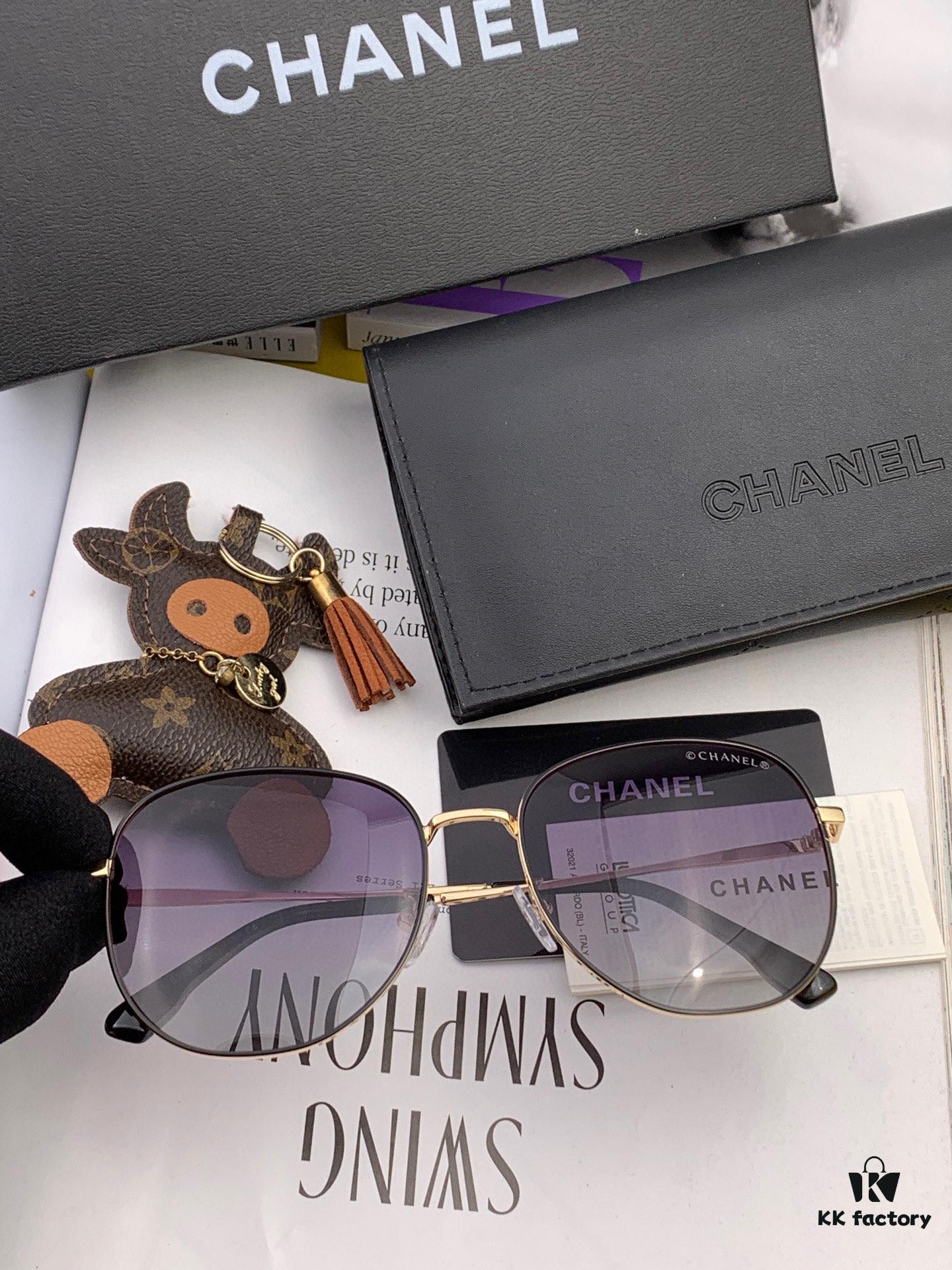 CHANEL Fashion Trendy Oversized Sunglasses Comfortable Fit Influencer Favorite Shades Model: CH9819