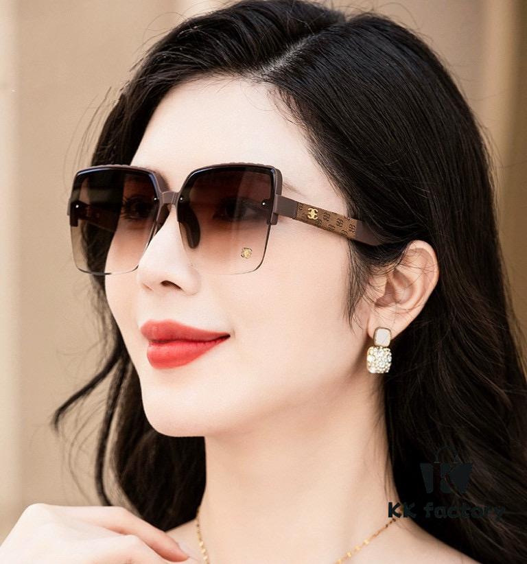 CHANE Chanel Volcano Rain Fashion Frameless Sunglasses Lens Top Luxury High Quality Women's Driving Sunglasses Model: CH3301